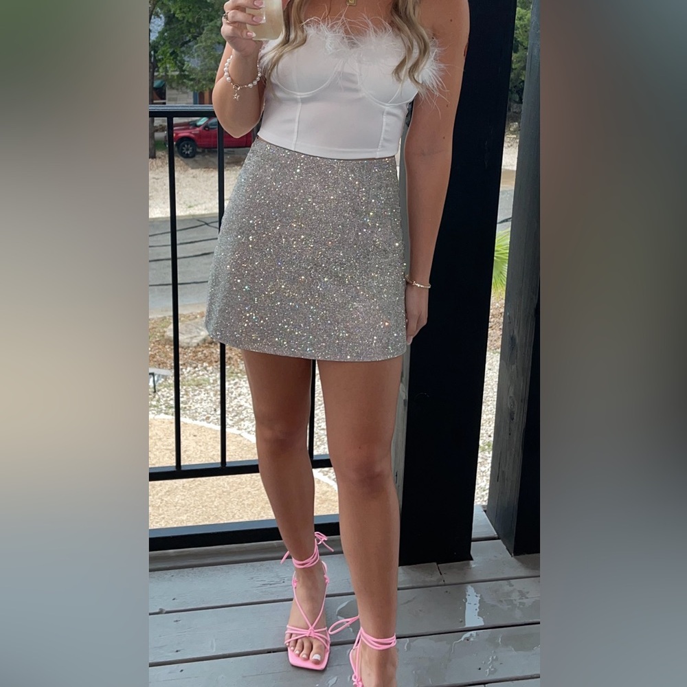 White Fox Boutique One Last Time Mini Skirt
